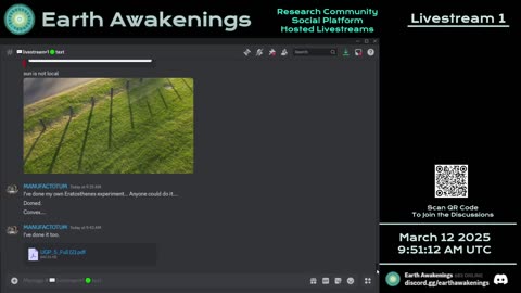 Earth Awakenings - Livestream 1 - #3033 - Live on Rumble/Youtube/X-Twitter/Twitch