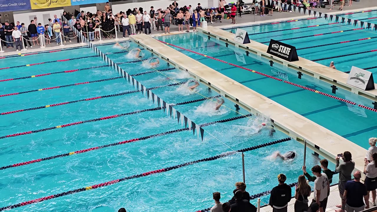 100 freestyle finals lane 4