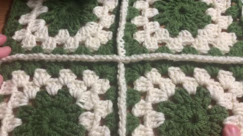 Single Crochet Join Granny Squares