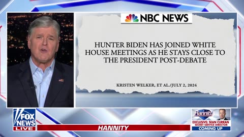 HANNITY MONOLOGUE: Joe Biden's Decline Was Obvious to Anyone with Eyes [WATCH]