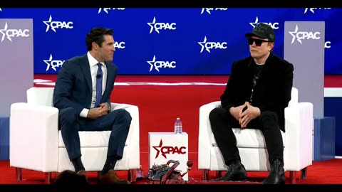 Elon Musk Speaks at CPAC With Milei's Government Cutting Chainsaw