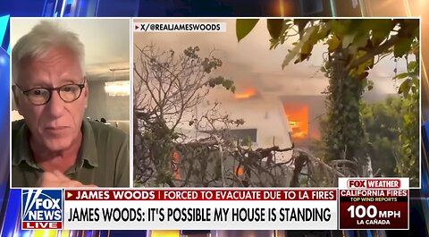 James Woods rips 'blithering idiot' Newsom after losing home in wildfire