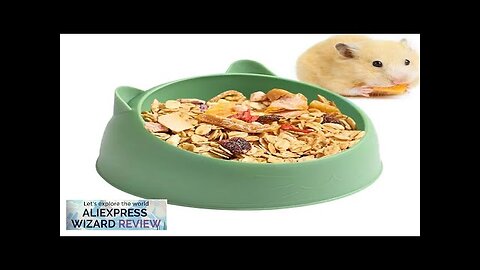 Hamster Feeding Bowl Hamster Food Water Bowl For Rabbit Guinea Pig Small Review