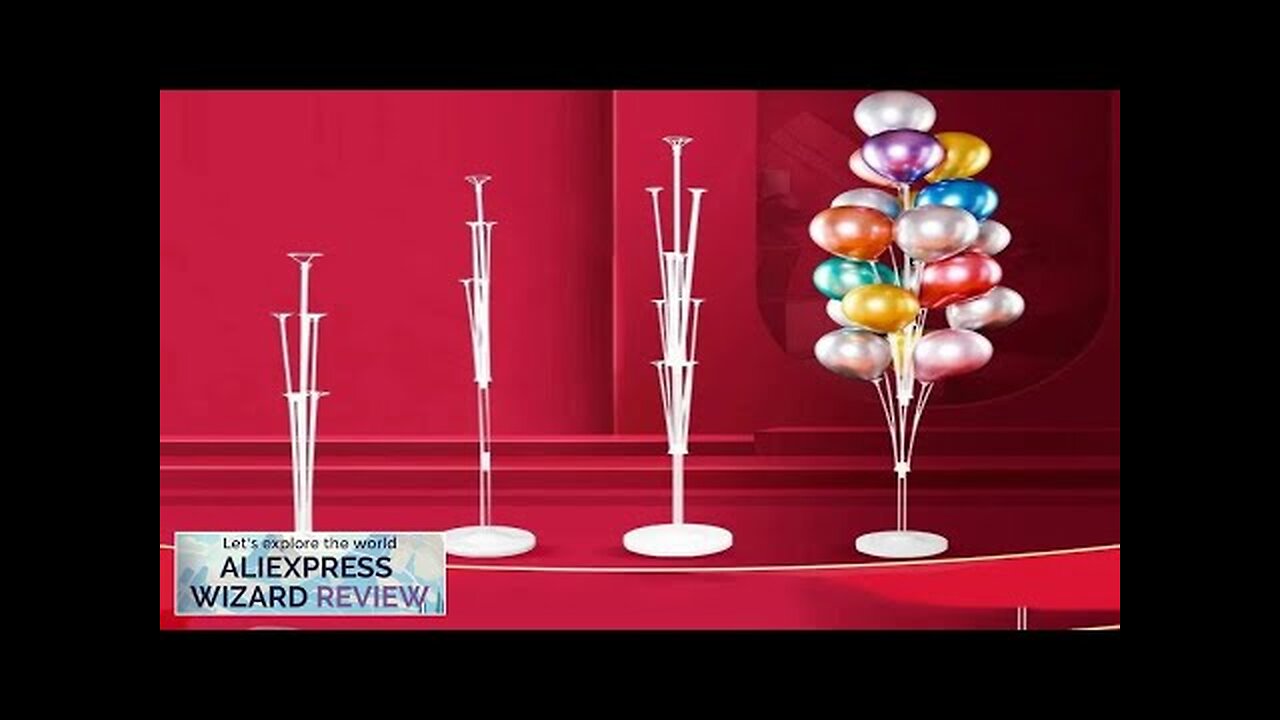 1 Set Of Table Float Balloon Stand Birthday Party Decoration Baby Bath Review