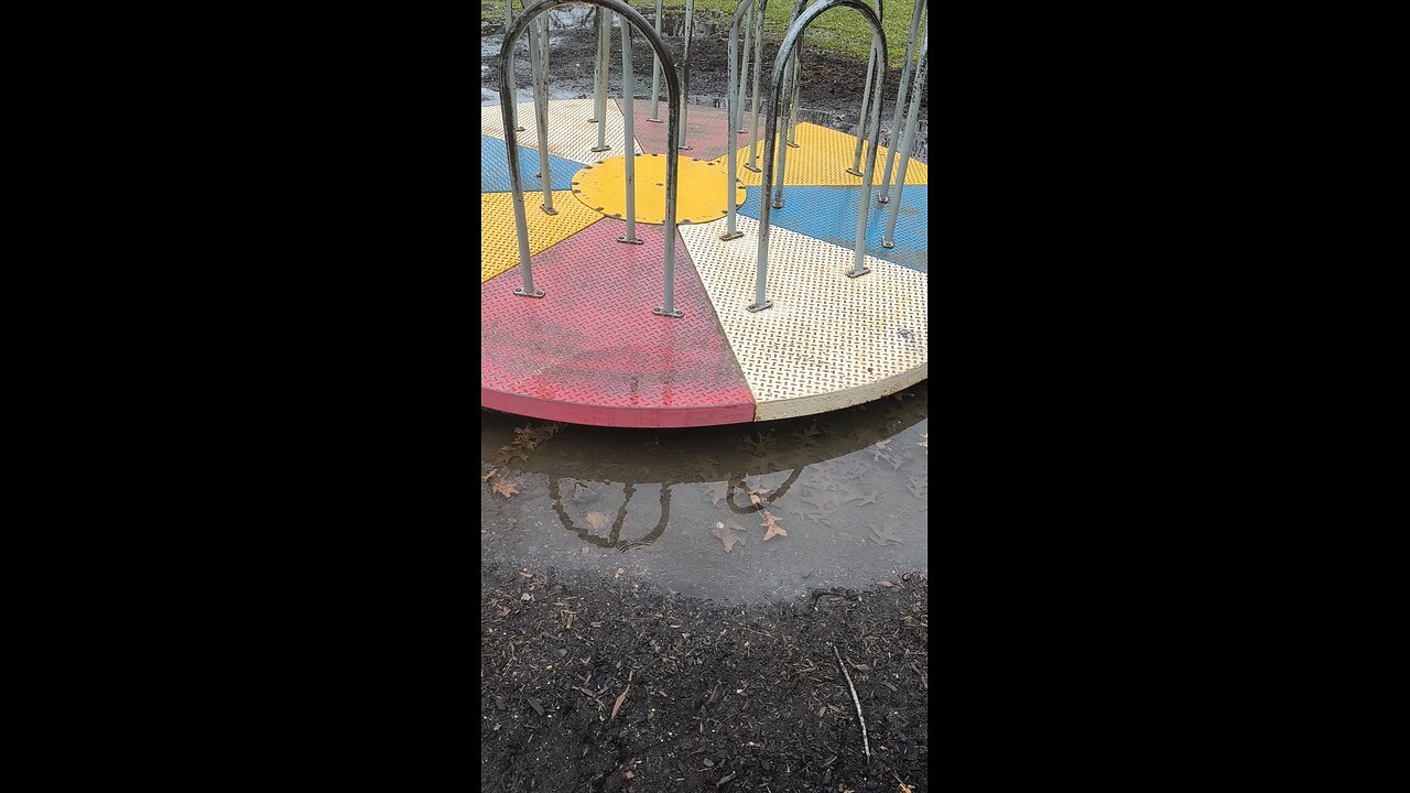 Merry go round under water