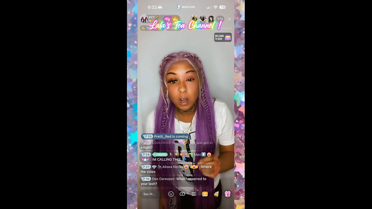 - PYT ; COMES LIVE AFTER GETTING JUMPED !