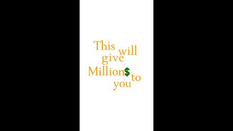 Make Millions with THIS!