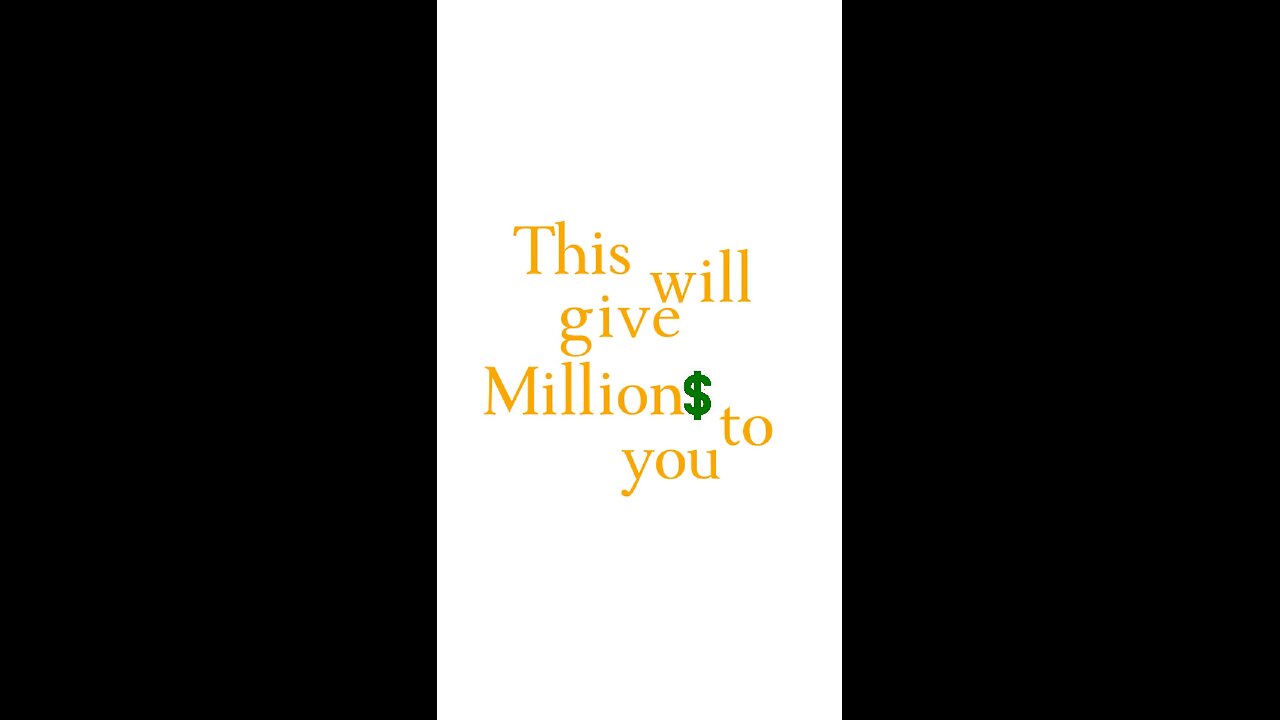 Make Millions with THIS!