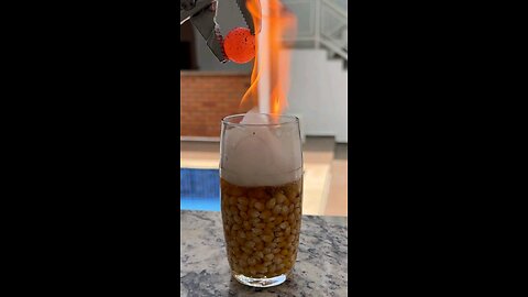 Fire 🔥 Ball Vs Popcon 🍿 I #viralreels #trendingreels #shorts #asmr #satisfying #science