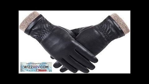 REDESS Winter Leather Gloves for Women Wool Fleece Lined Warm Gloves Touchscreen Review