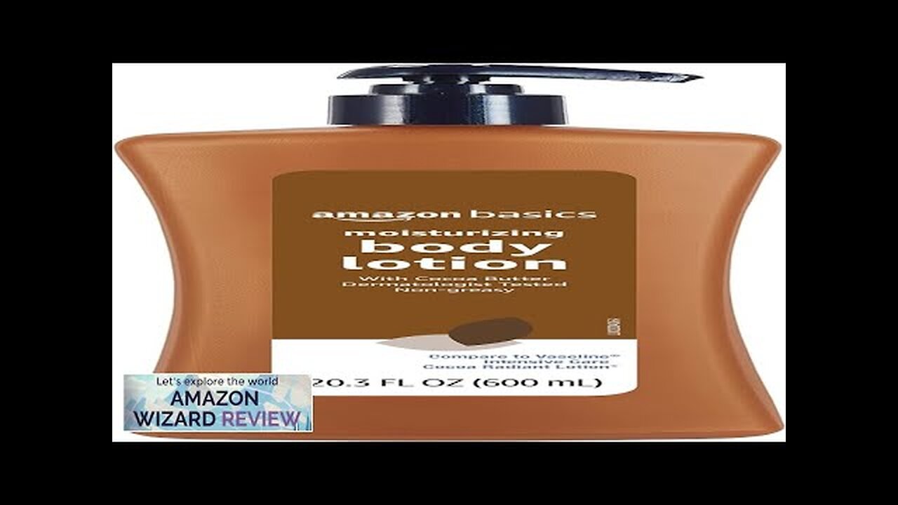 Amazon Basics Cocoa Butter Body Lotion Lightly scented 20.3 fl oz Review