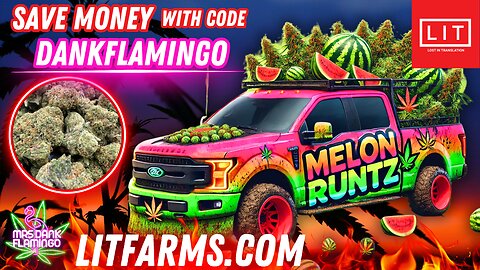 Tasting Melon Runtz Essential from Lit Farms! Mrs Dank Flamingo Review!!