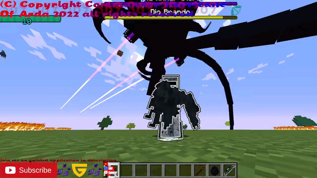Minecraft mob battle Kars vs wither storm