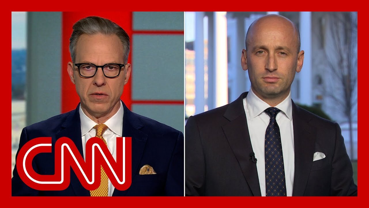 ‘There is confusion’: Jake Tapper pushes Stephen Miller to explain order to freeze federal aid