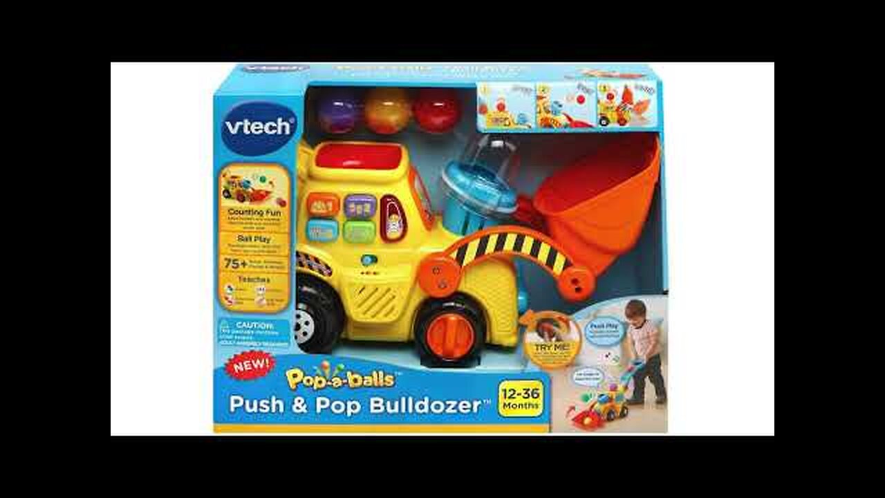 VTech Pop-a-Balls Push & Pop Bulldozer Review