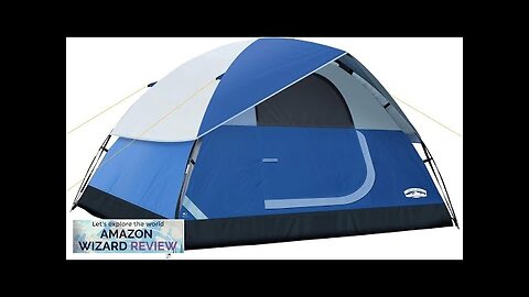 Pacific Pass 2/4/6 Person Family Dome Tent with Removable Rain Fly Easy Review