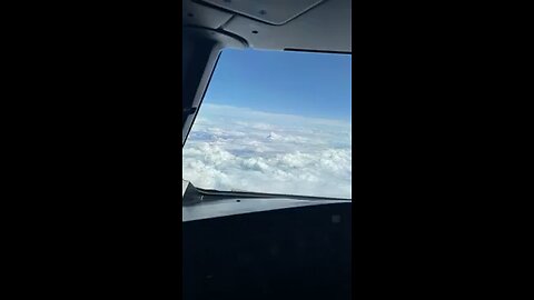 Plane spots UFO?