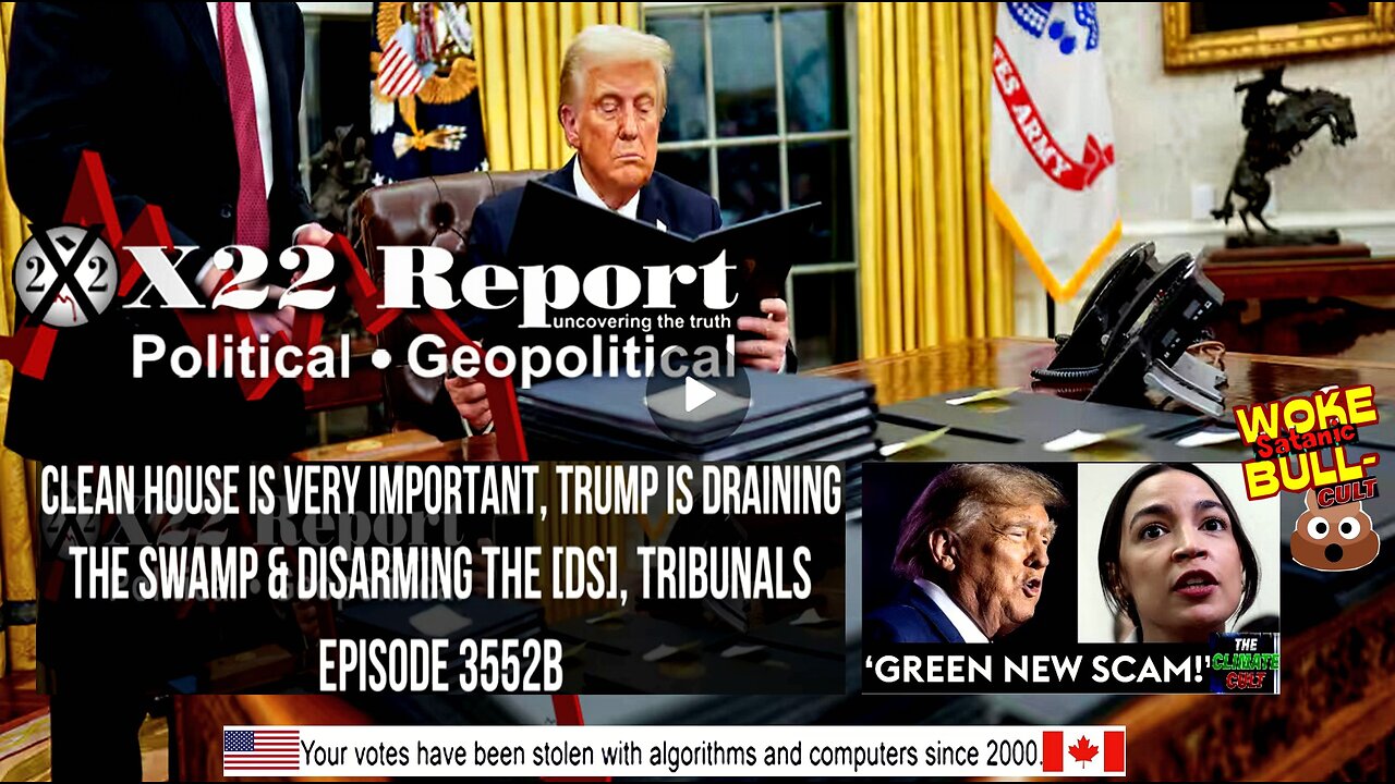 Ep 3552b - Green New Scam Canceled, Tariffs Are Coming, It Has Begun, Peoples Economy