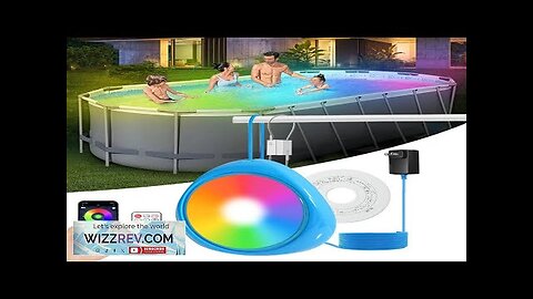 LED Pool Lights with APP Control RGB Magnetic Dimmable Submersible LED Lights Review