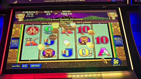 POMPEII slot machine, nice hit