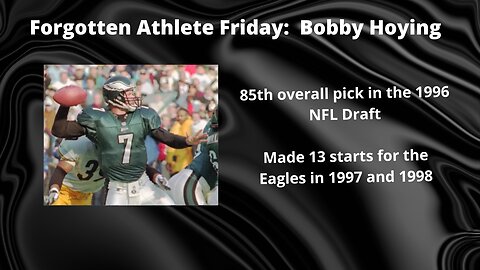 Forgotten Athlete Friday #158: Bobby Hoying