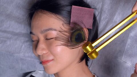 Ear Cleaning ASMR ¦ Eyebrow trimming ¦ Eye Spa ¦ Scalp Massage