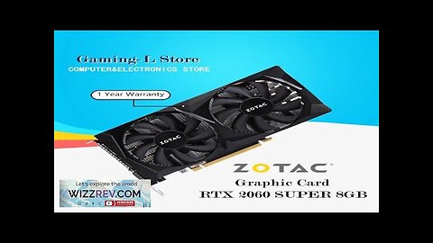 ZOTAC RTX 2060 SUPER 8GB Video Cards GPU RTX2060 GAMING Graphic Card Review