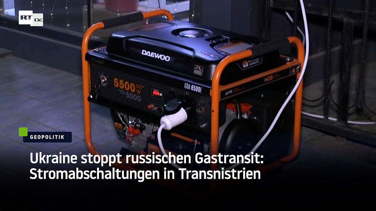 Ukraine stoppt russischen Gastransit: Stromabschaltungen in Transnistrien