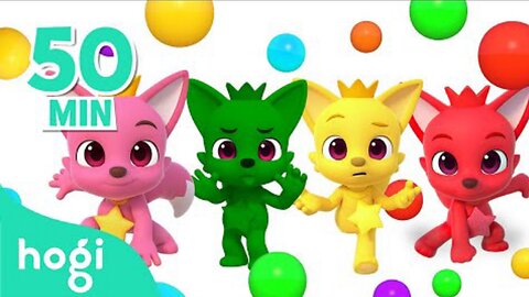 Learn Colors with Ball Pit + More | Colors for Kids | Hogi Colors | Hogi Pinkfong