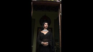 ✨ Shaun Romy Stuns in a Black Saree 🖤 _ Latest Photoshoot 🔥