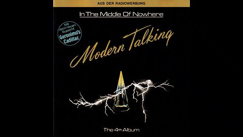 Modern Talking - In The Middle Of Nowhere (The 4th Album) 1986 CD