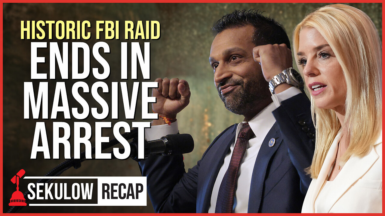 Kash Patel's Historic FBI Raid Ends in Massive Arrest