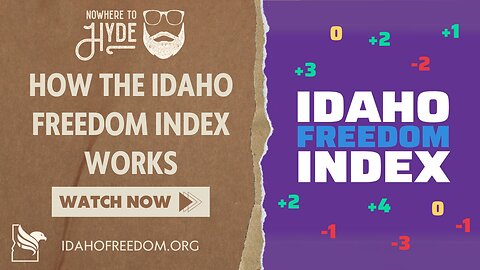 Nowhere To Hyde -- How the Idaho Freedom Index Works