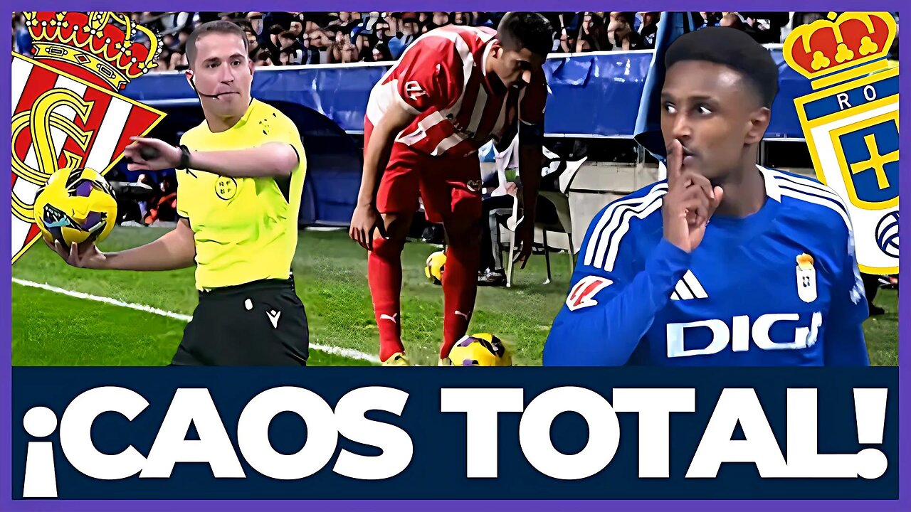 ⚽🔥 ¡CAOS EN EL DERBI ASTURIANO! EL ÁRBITRO SUSPENDE EL PARTIDO POR INCIDENTES 😱🎯