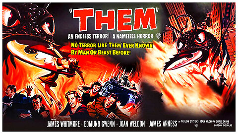 THEM ! (1954) Full Movie | In COLOR | Sci-Fi | Horror | Nuclear Monster | THRILLER