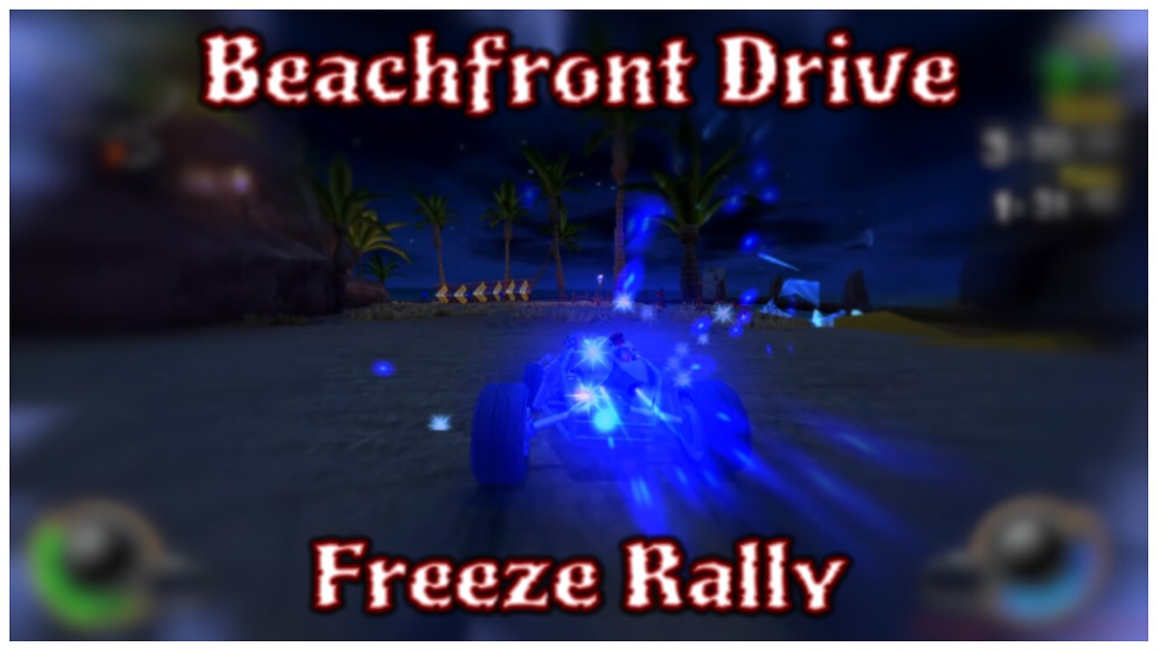 Jak X: Combat Racing | Beachfront Drive - Freeze Rally