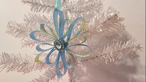 Snowflake Paper Ornament from Old MAP!