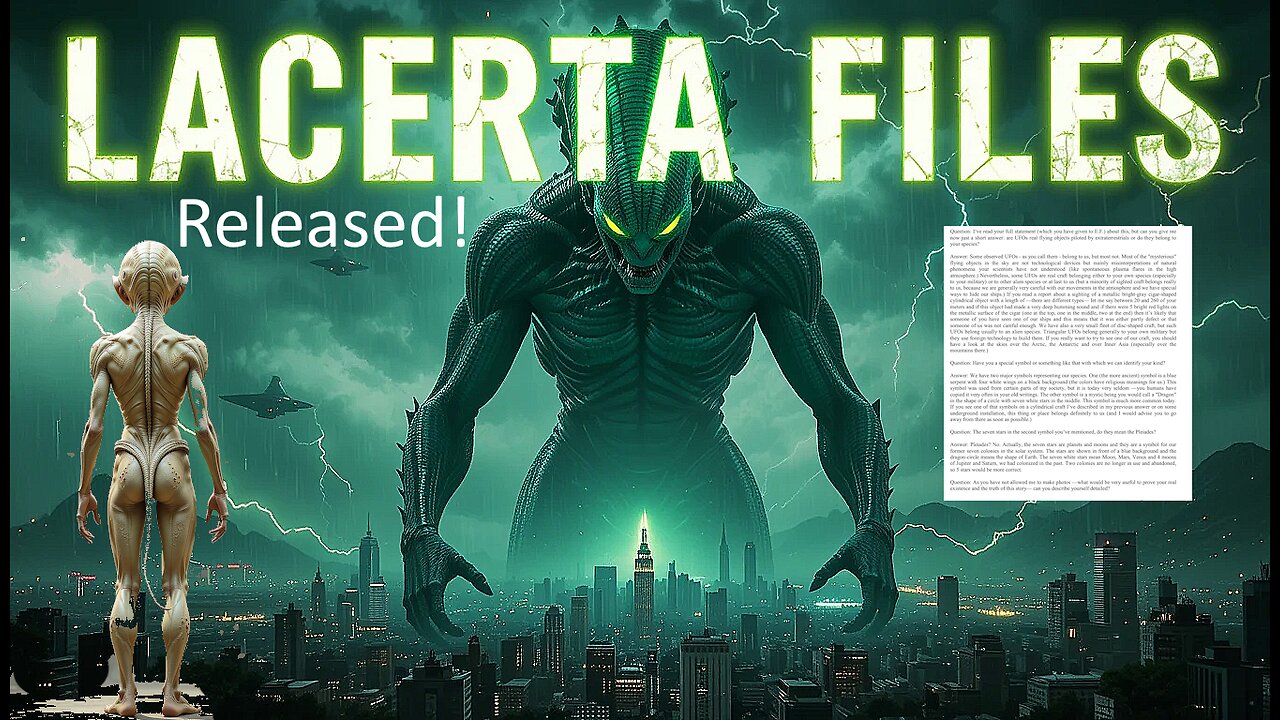 The Lacerta Files The Truth About Human Creation The 7th Experiment! Files Exposed!