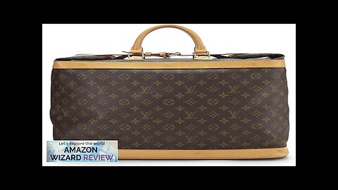 Louis Vuitton Pre-Loved Monogram Canvas Cruiser 45 BrownSpacious and convenient travel bag Review