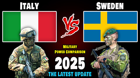 Italy vs Sweden Military Power Comparison 2025 | Sweden vs Italy Military Power 2025