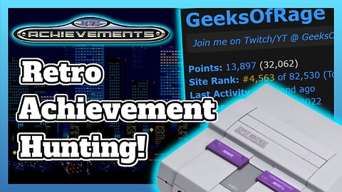 Playing the SNES Hunting Retro Achievements!