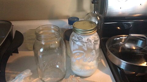 Homemade yogurt in a quart jar Introduction