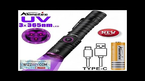 15W UV 365nm High power Blacklight USB Flashlight Invisible Ink Marker Cat Review