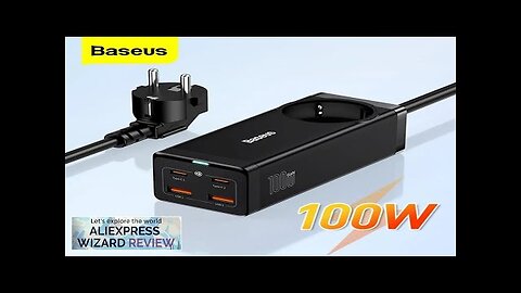 Baseus PD 100W GaN Charger USB Type C Desktop Charger Station Quick Review