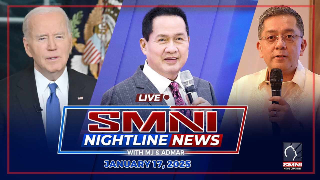 LIVE: SMNI Nightline News with Admar Vilando & MJ Mondejar | January 17, 2025 - Biyernes