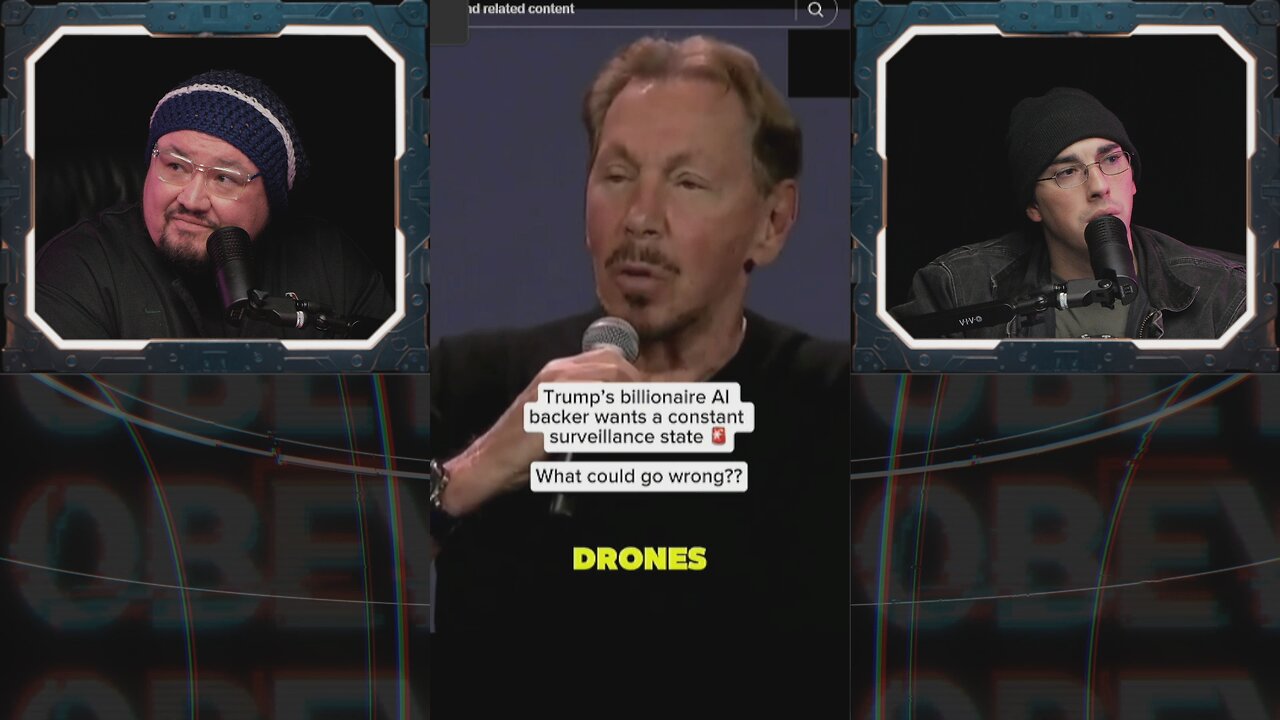 ☢️ORACLE CEO Larry Ellison CIA Agent and is WATCHING☢️