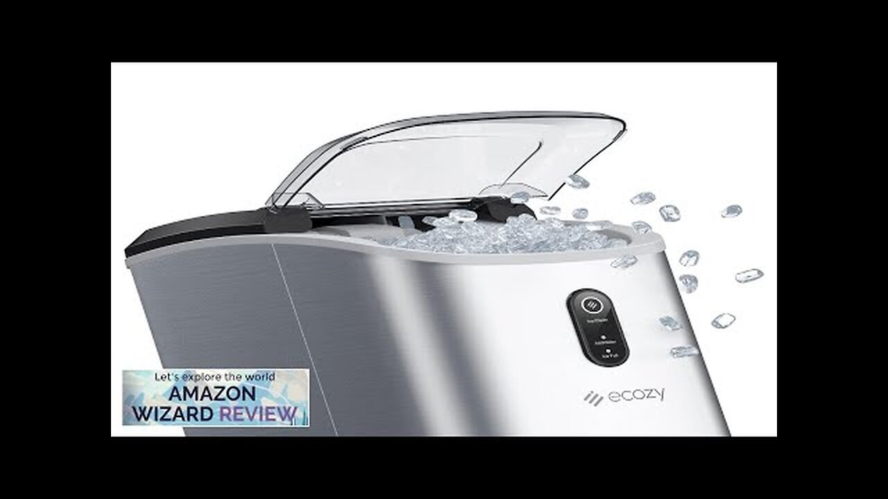 ecozy Nugget Ice Maker Countertop - Chewable Pellet Ice Cubes, 33 lbs Review