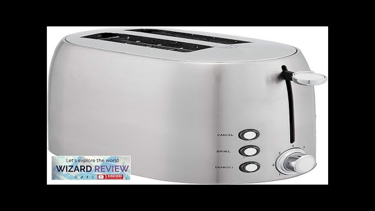 Amazon Basics 2 Slice Toaster with 6 Browning Settings Removable Easy-to-Clean Crumb Review