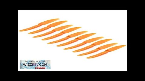 10pcs Gemfan 5030 ABS Direct Drive Orange Propeller Blade for RC Airplane Review