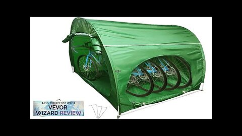 VEVOR Bike Cover Storage Tent 420D Oxford Fabric Portable for 4 Bikes Review